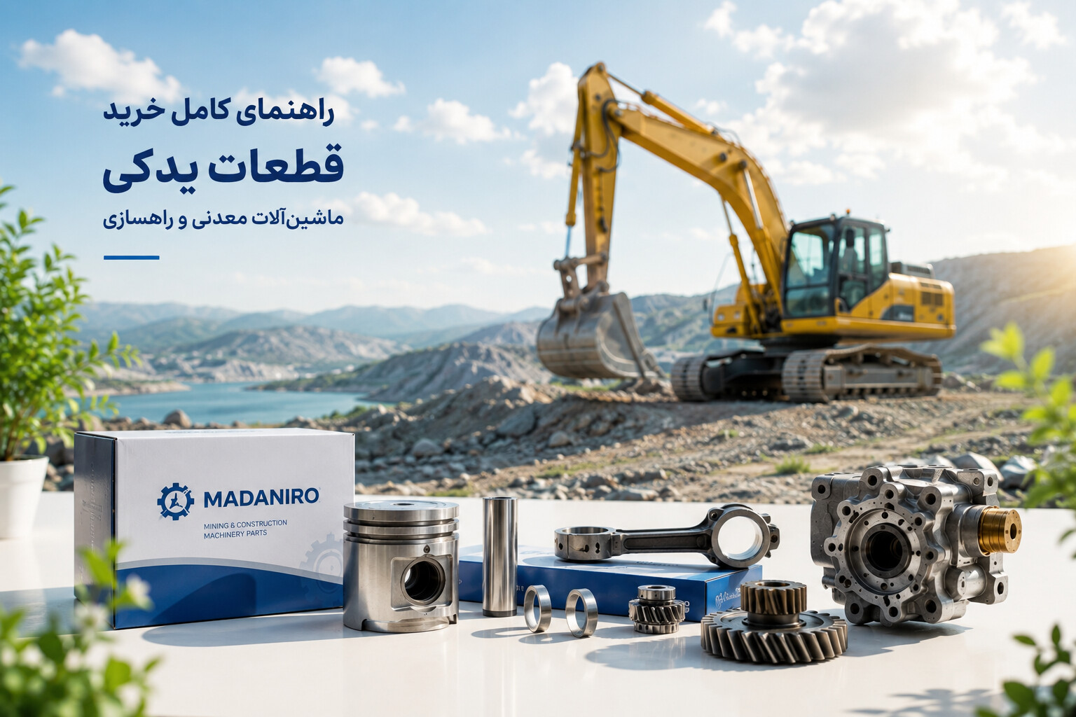راهنمای کامل خرید قطعات یدکی ماشین‌آلات معدنی و راهسازی
